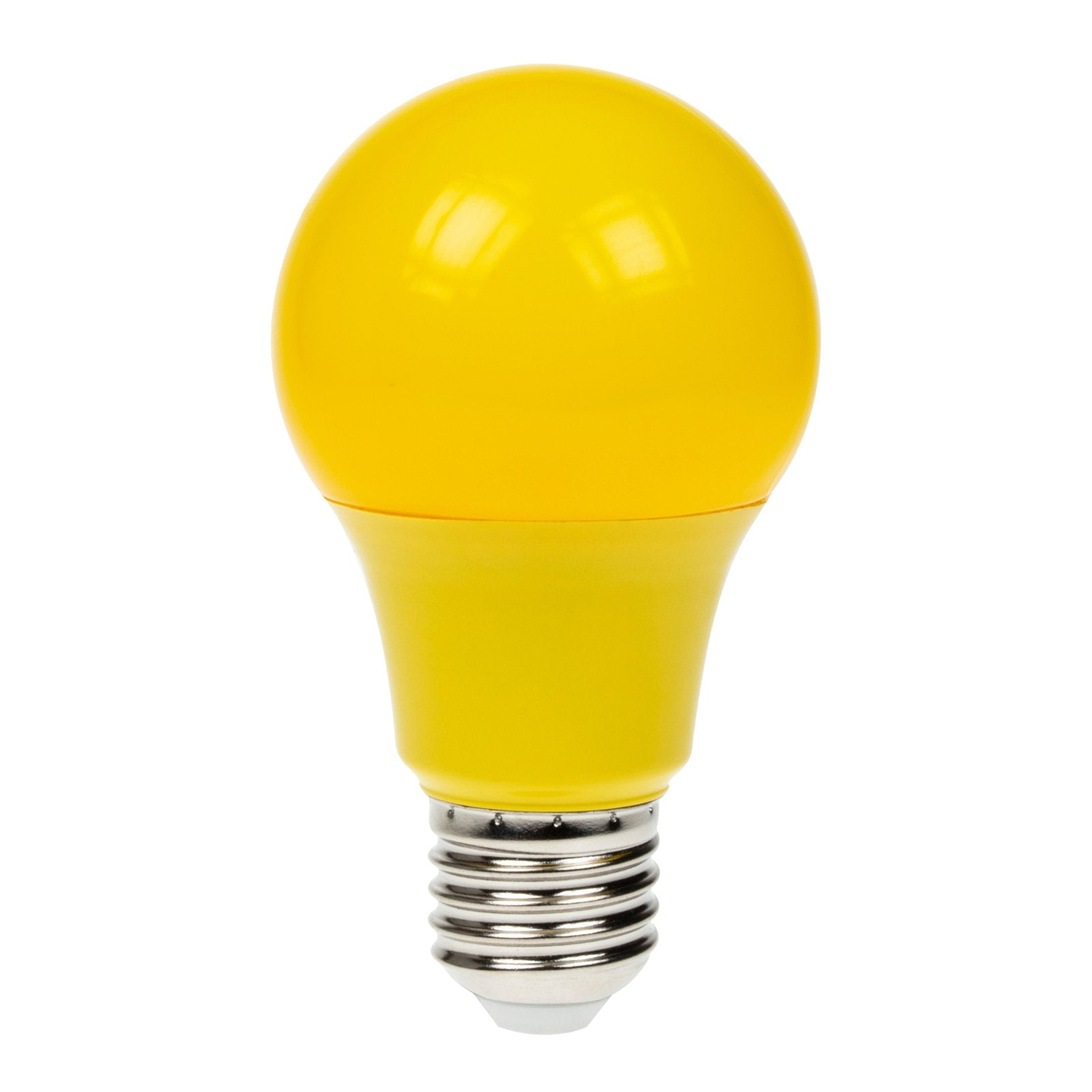 Prolite 6W Dimmable LED Polycarbonate GLS Lamp ES Yellow - Main View