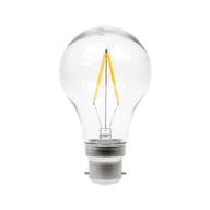 Prolite 2W Dimmable LED Filament GLS Polycarbonate Lamp 2700K BC - Main View
