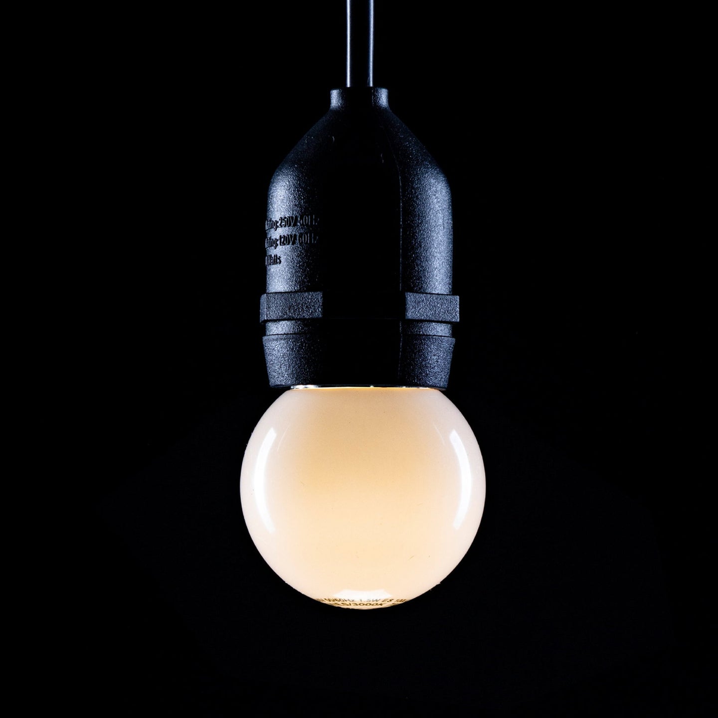 Prolite 1.5W LED Polycarbonate Golf Ball Lamp BC 3000K White - Main View