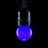 Prolite 1.5W LED Polycarbonate Golf Ball Lamp ES Blue - Alternate View 1