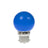 Prolite 1.5W LED Polycarbonate Golf Ball Lamp BC Blue - Back Panel and Connections