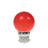 Prolite 1.5W LED Polycarbonate Golf Ball Lamp BC Red - Back Panel and Connections