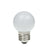 Prolite 1.5W LED Polycarbonate Golf Ball Lamp ES 3000K White - Back Panel and Connections