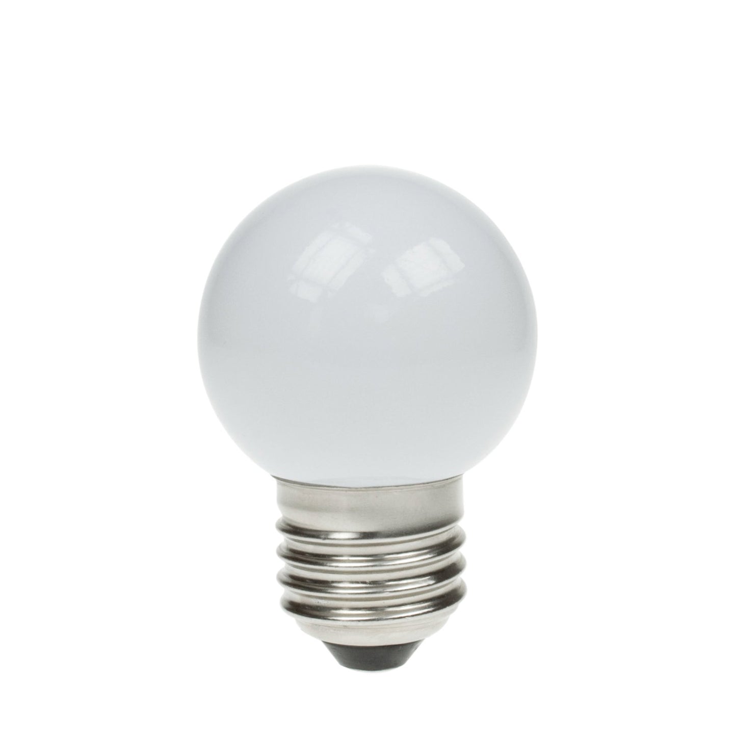 Prolite 1.5W LED Polycarbonate Golf Ball Lamp ES 6000K White - Main View