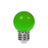 Prolite 1.5W LED Polycarbonate Golf Ball Lamp ES Green - Back Panel and Connections