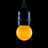 Prolite 1.5W LED Polycarbonate Golf Ball Lamp ES Orange - Back Panel and Connections