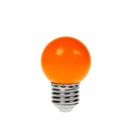 Prolite 1.5W LED Polycarbonate Golf Ball Lamp ES Orange - Main View