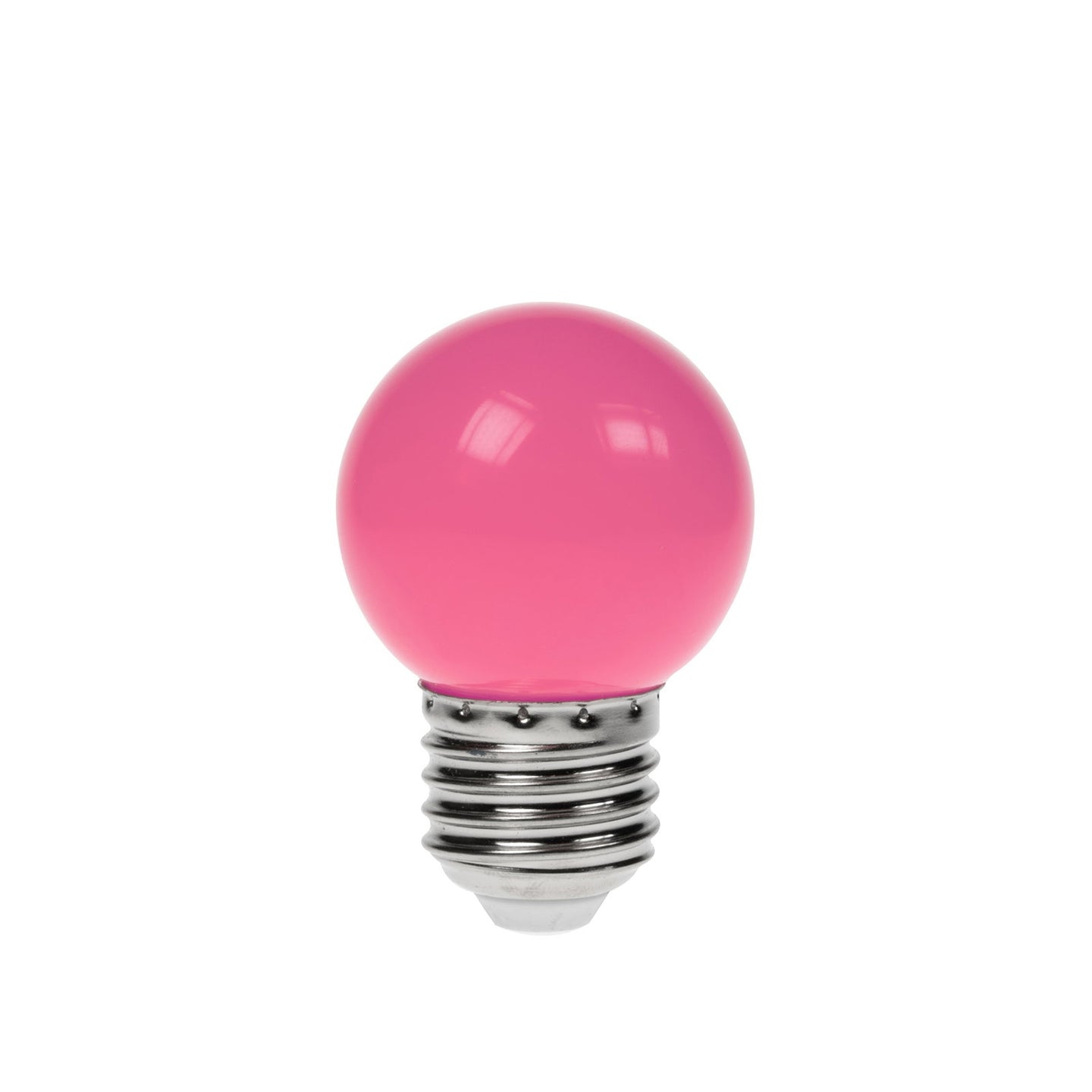 Prolite 1.5W LED Polycarbonate Golf Ball Lamp ES Pink - Alternate View 1
