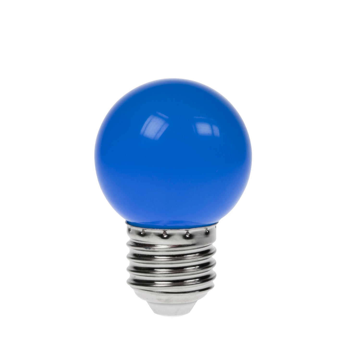 Prolite 1.5W LED Polycarbonate Golf Ball Lamp ES Blue - Back Panel and Connections