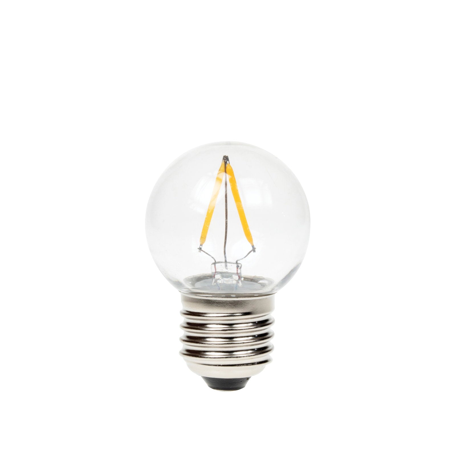 Prolite 2W Dimmable LED Filament Golf Ball Polycarbonate Lamp 2700K ES - Alternate View 1