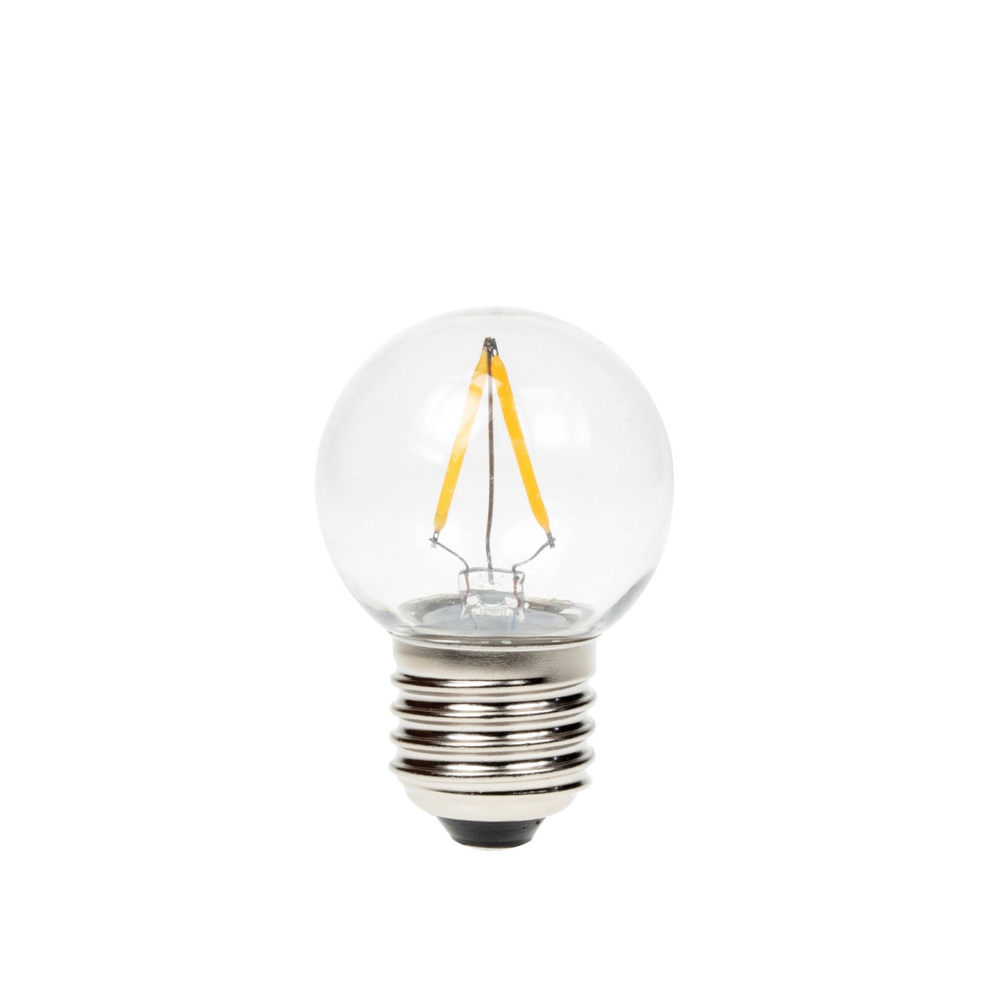 Prolite 2W Dimmable LED Filament Golf Ball Polycarbonate Lamp 2700K ES - Alternate View 1