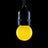 Prolite 1.5W LED Polycarbonate Golf Ball Lamp ES Yellow - Alternate View 1