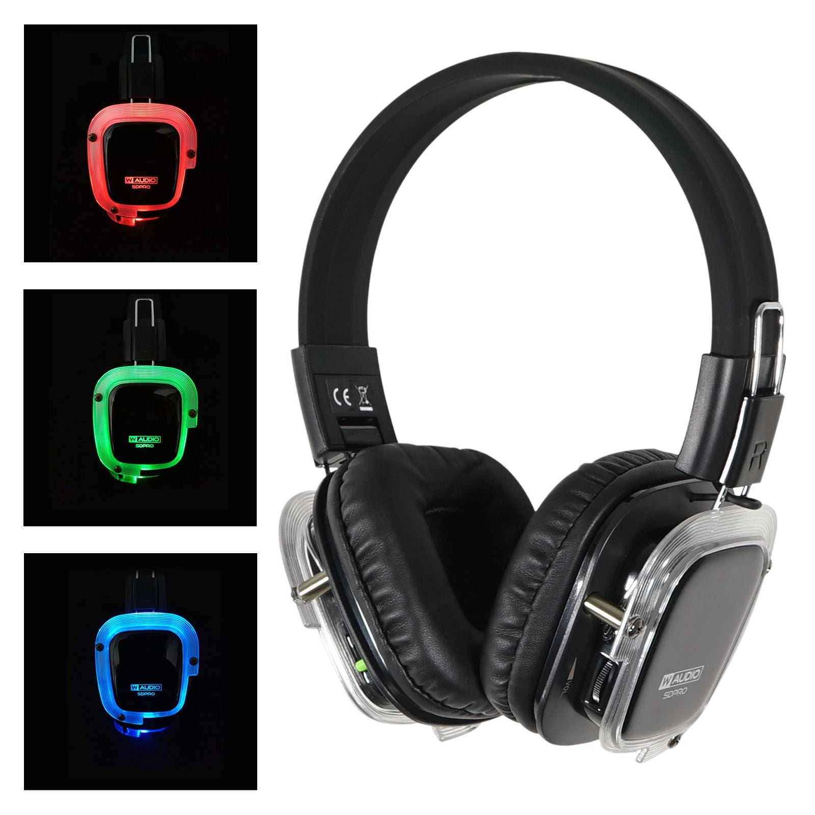 W Audio SDPRO 3-Channel Silent Disco Headphones - Alternate View 6