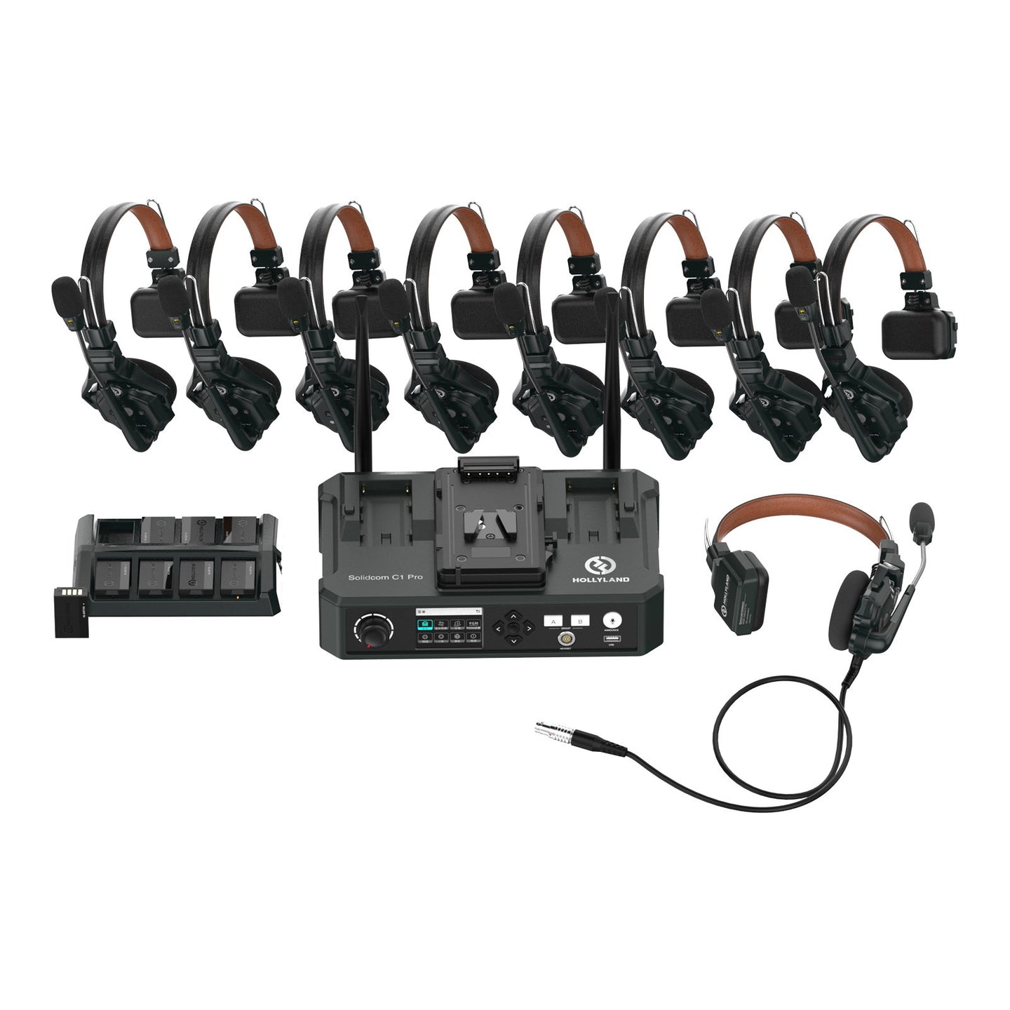 HOLLYLAND Solidcom C1 Pro 9 Way Comms System (1C Pro HUB 8S) - Main View