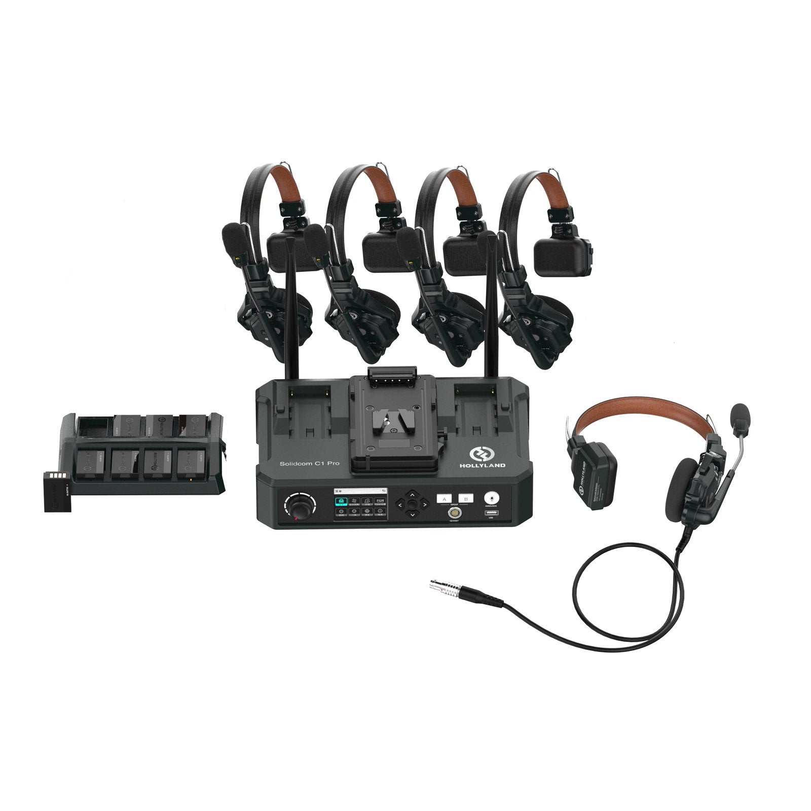 HOLLYLAND Solidcom C1 Pro 5 Way Comms System (1C Pro HUB 4S) - Main View