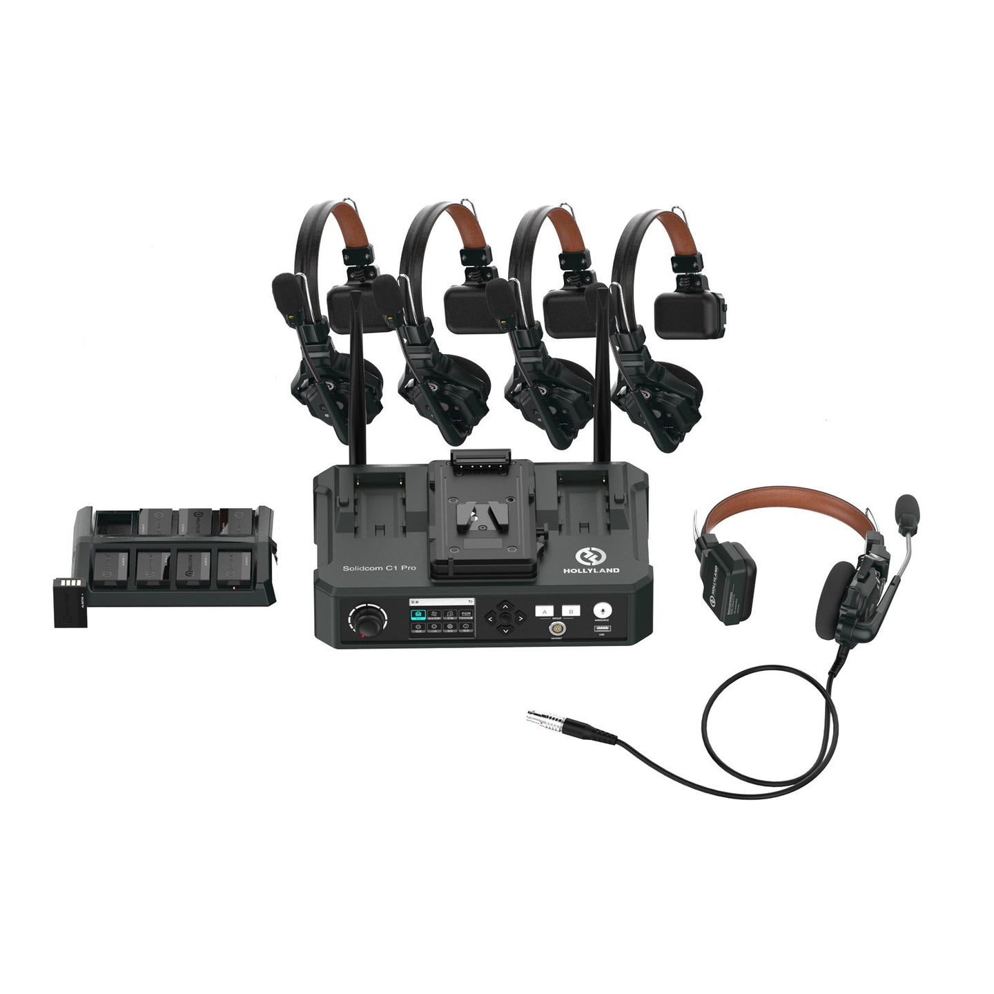 HOLLYLAND Solidcom C1 Pro 5 Way Comms System (1C Pro HUB 4S) - Main View