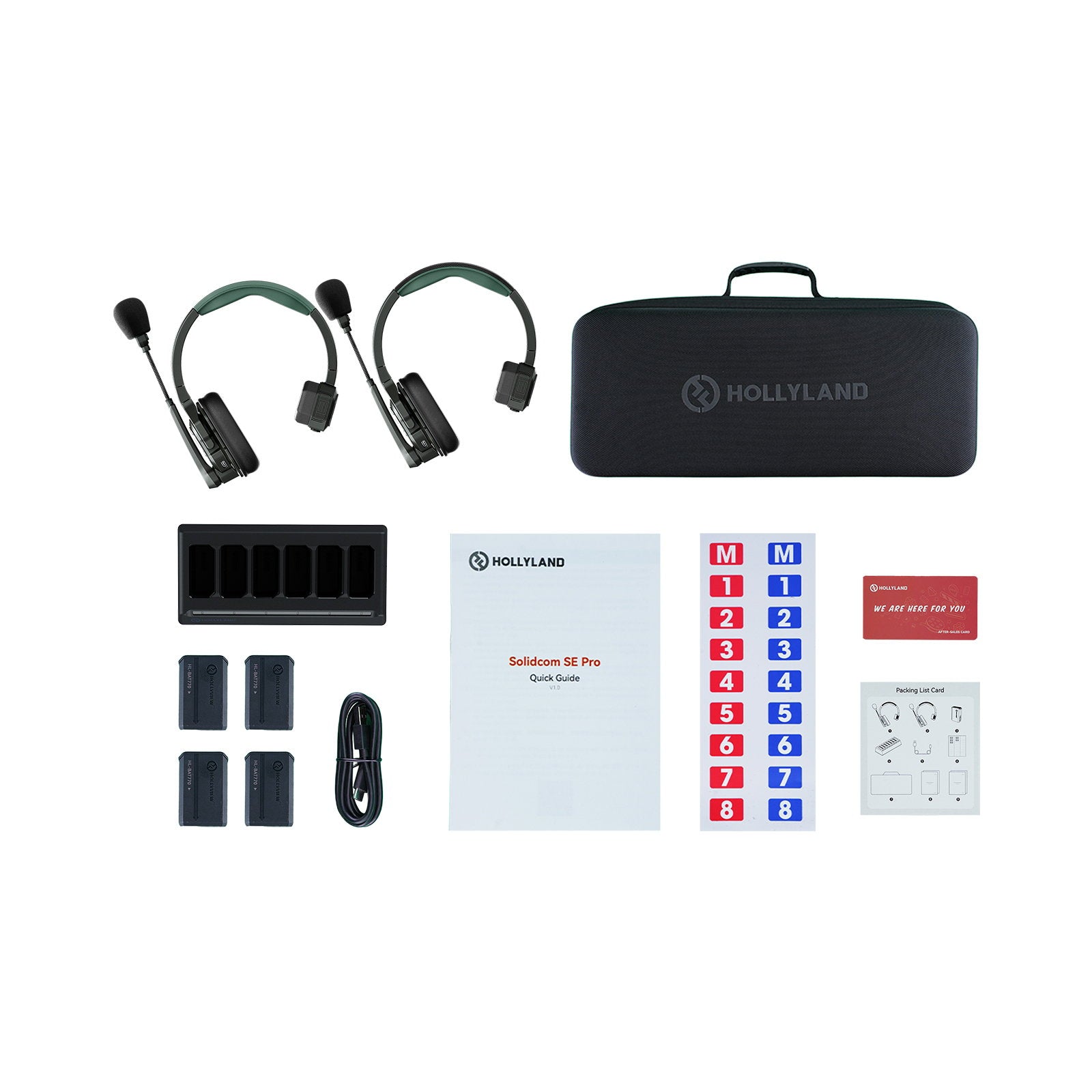 HOLLYLAND Solidcom SE Pro- 2S 2-Person Noise Cancelling Headset Intercom（1.9Ghz） - Alternate View 7