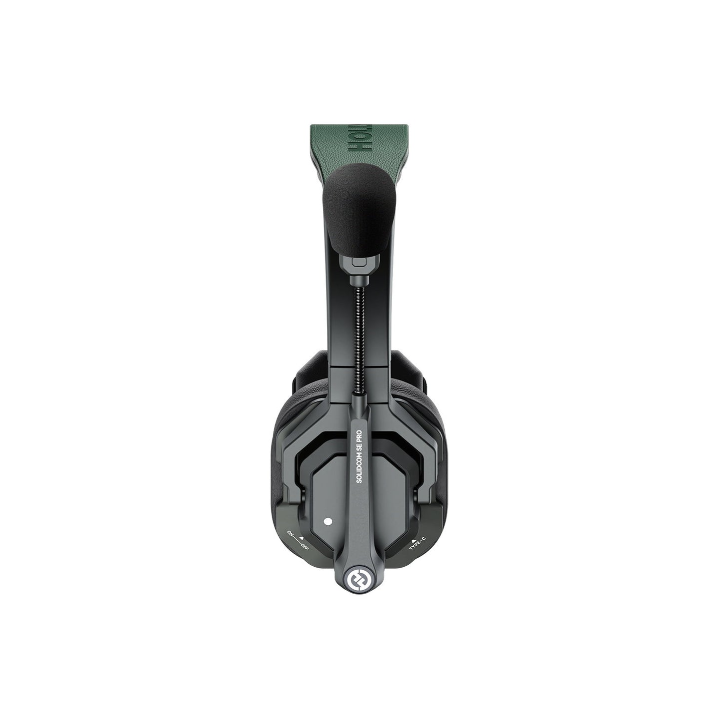 HOLLYLAND Solidcom SE Pro- 4S 4-Person Noise Cancelling Headset Intercom（1.9Ghz） - Back Panel and Connections