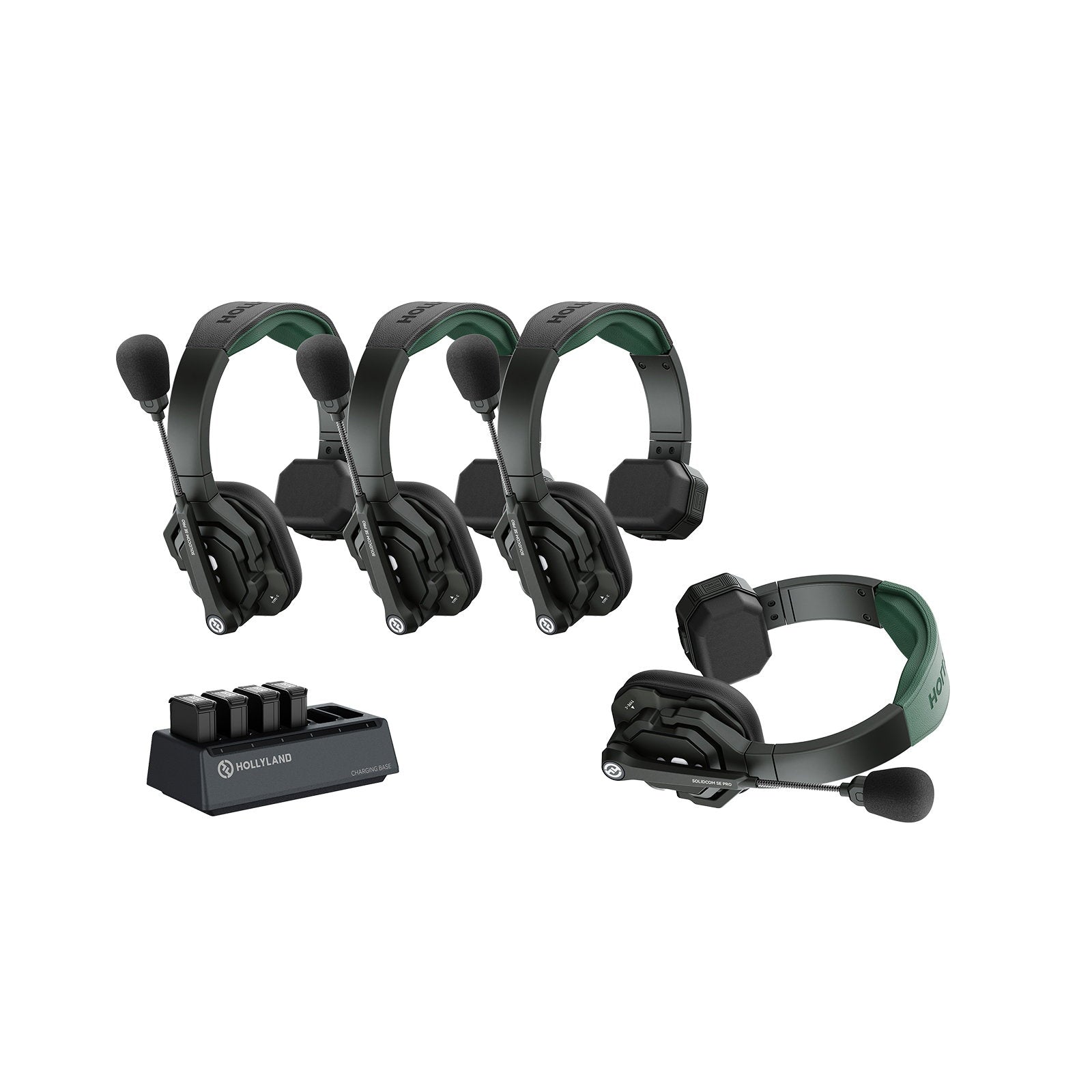 HOLLYLAND Solidcom SE Pro- 4S 4-Person Noise Cancelling Headset Intercom（1.9Ghz） - Alternate View 1