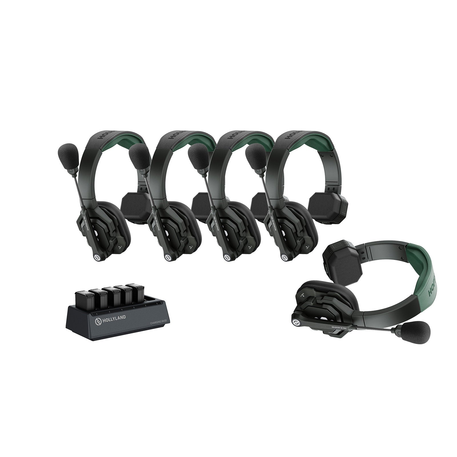 HOLLYLAND Solidcom SE Pro- 5S 5-Person Noise Cancelling Headset Intercom（1.9Ghz） - Alternate View 6