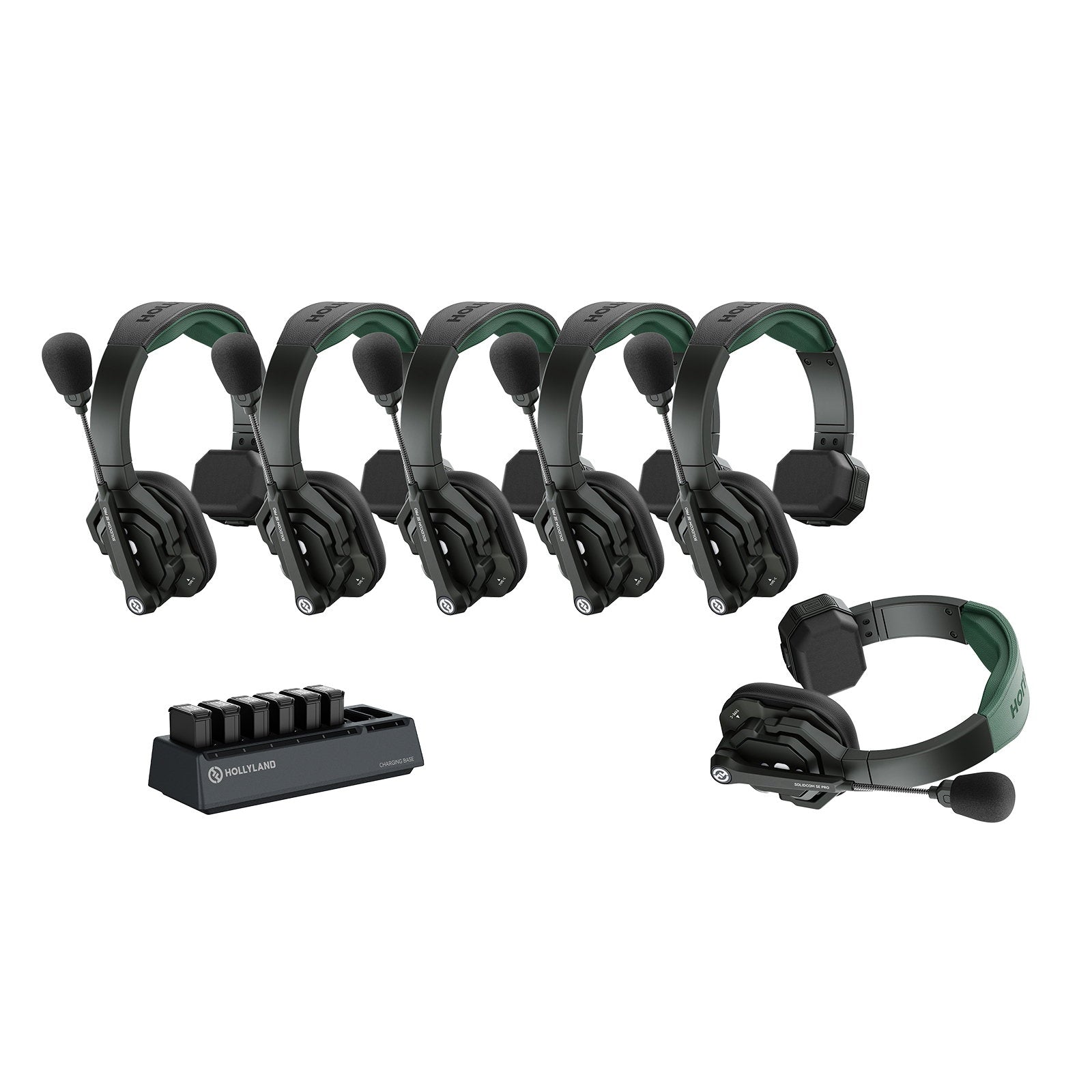 HOLLYLAND Solidcom SE Pro- 6S 6-Person Noise Cancelling Headset Intercom（1.9Ghz） - Alternate View 8