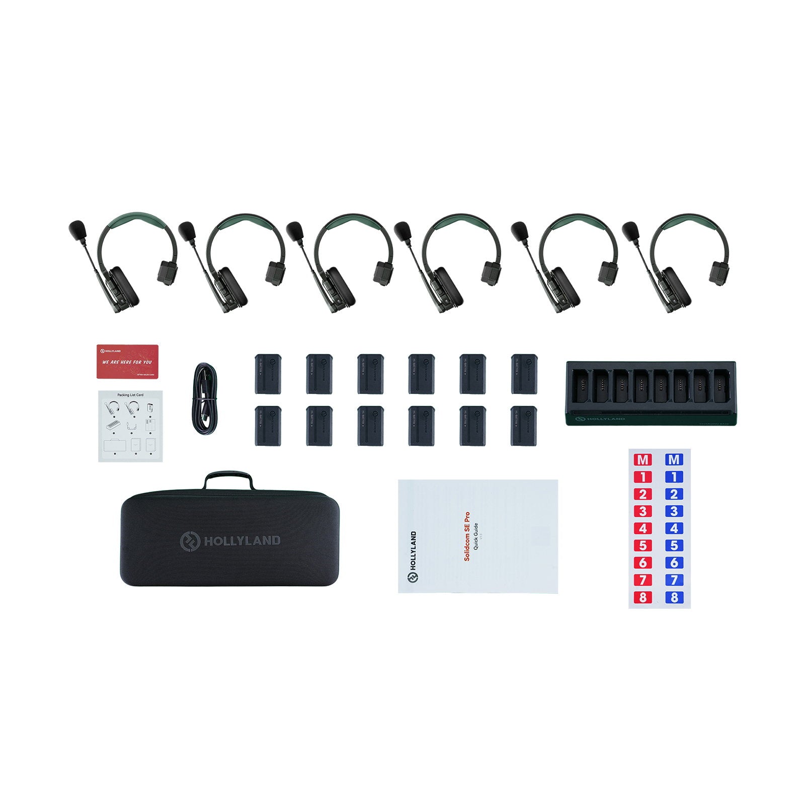 HOLLYLAND Solidcom SE Pro- 6S 6-Person Noise Cancelling Headset Intercom（1.9Ghz） - Alternate View 4