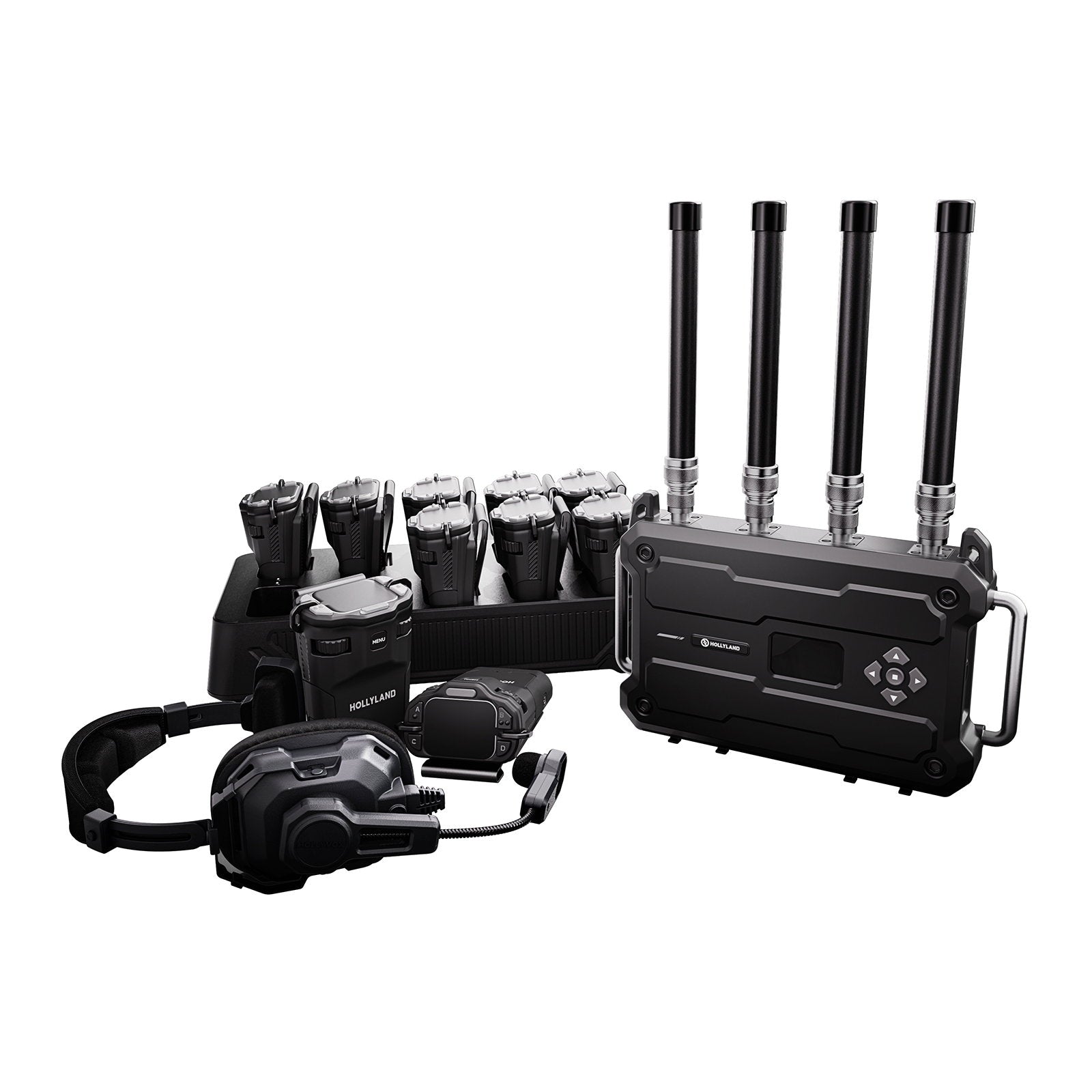HOLLYLAND Solidcom H1-10S 10-Person Noise Cancelling Headset Intercom - Alternate View 6