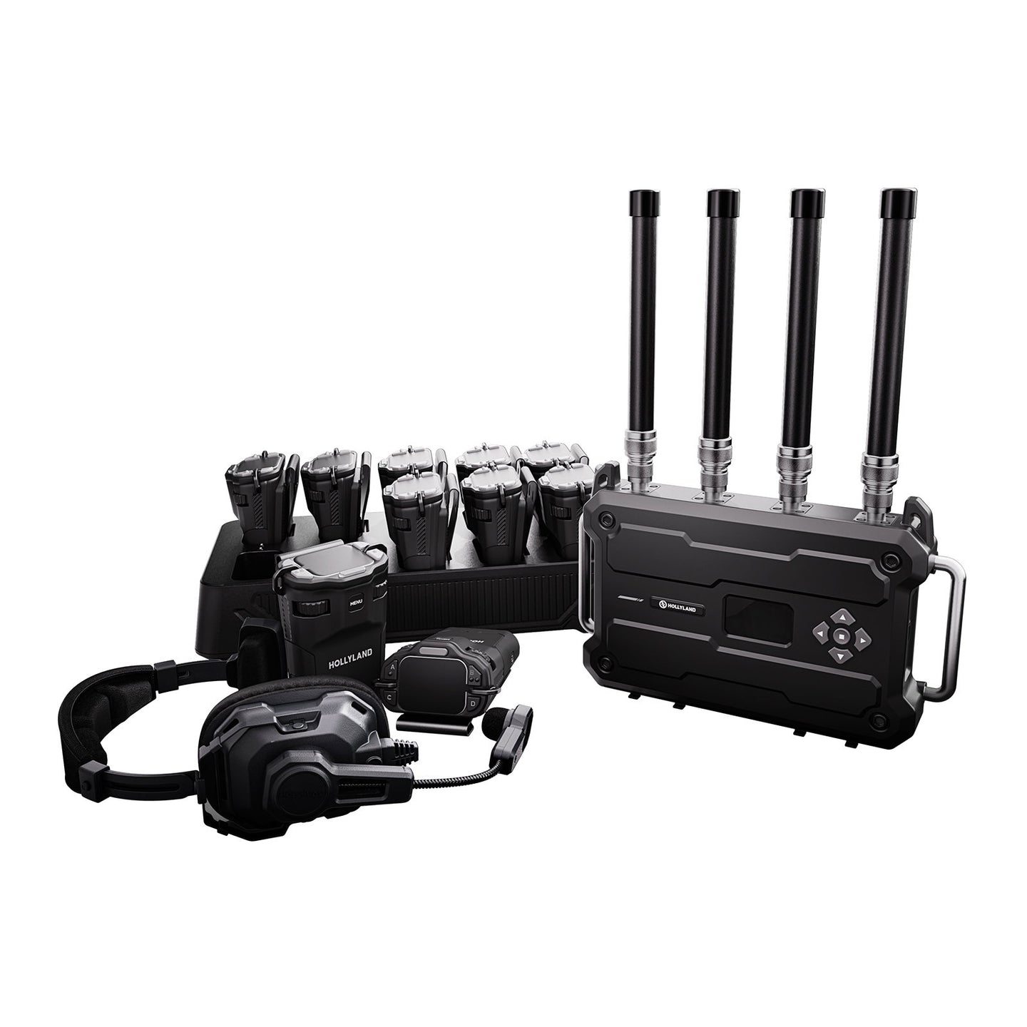HOLLYLAND Solidcom H1-10S 10-Person Noise Cancelling Headset Intercom - Alternate View 6