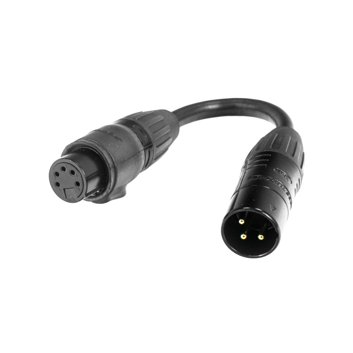 Accu Cable DMX 3-pin M to 5-pin FM IP65 - Main View