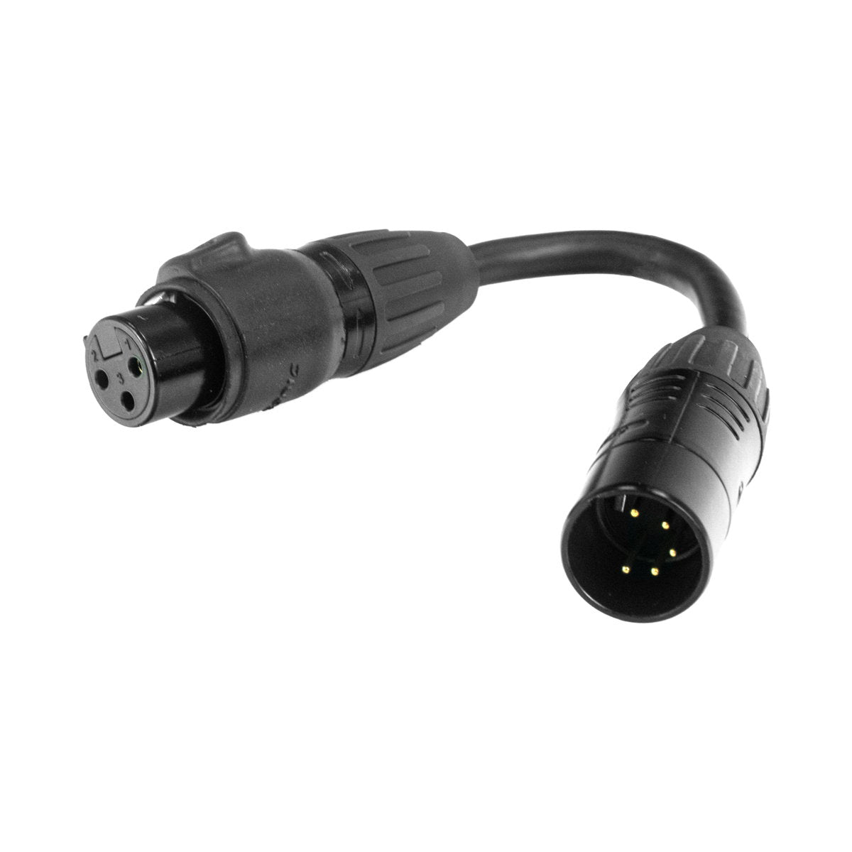 Accu Cable DMX 5-pin M to 3-pin FM IP65 - Main View