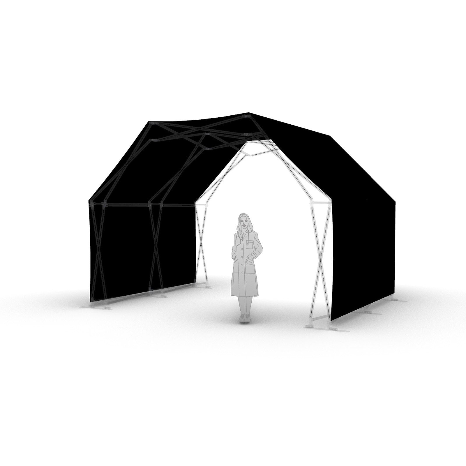 Konligo Arko 470 PES Outer Roof Black Membrane - Alternate View 1