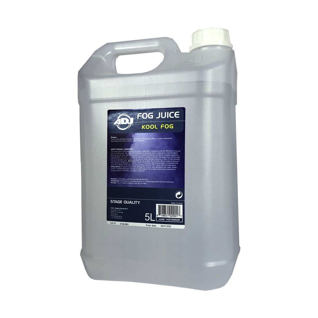 ADJ Kool Fog 5 Litre (Shipped in 4's) - Main View