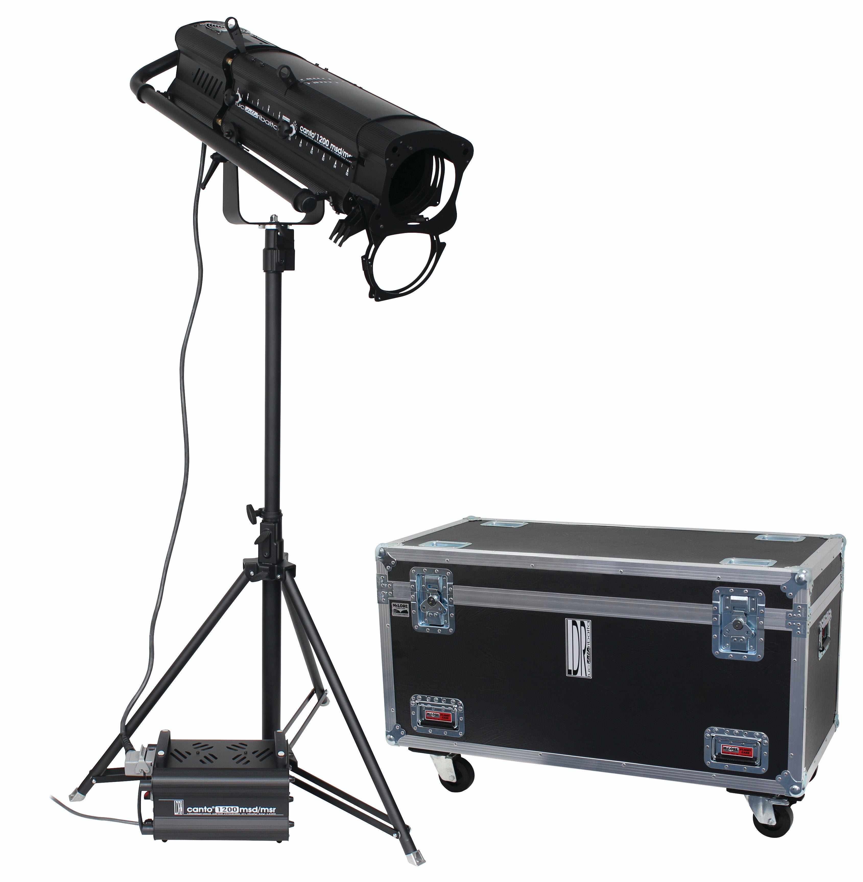 LDR Luci Della Ribalta Canto 1200MSR Discharge Followspot Kit - Alternate View 3