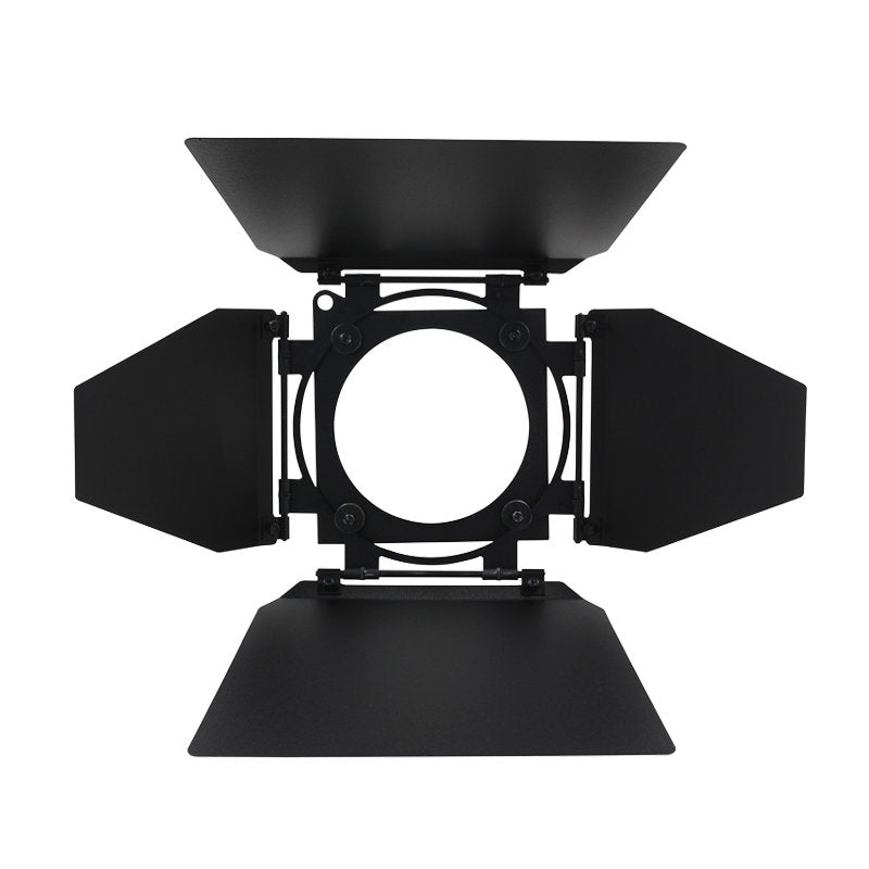 LDR Luci Della Ribalta Cetra/Suono/Tempo Fresnel 4-Leaf Barn Door Black - Alternate View 1