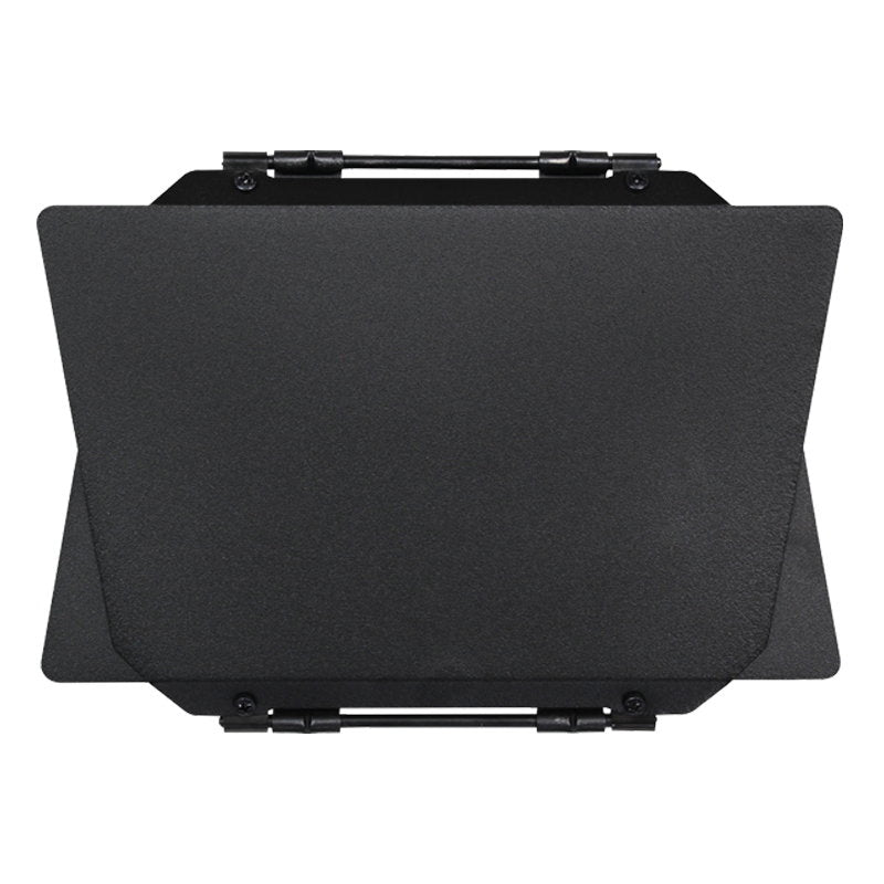 LDR Luci Della Ribalta Cetra/Suono/Tempo Fresnel 4-Leaf Barn Door Black - Back Panel and Connections