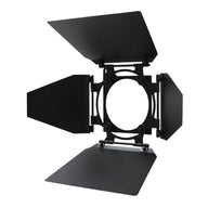 LDR Luci Della Ribalta Soffio 4-Leaf Barn Door Black - Main View