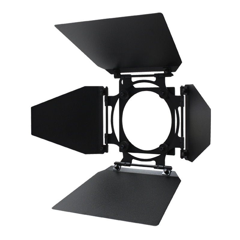 LDR Luci Della Ribalta Soffio 4-Leaf Barn Door Black - Main View