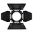 LDR Luci Della Ribalta Aria 4-Leaf Barn Door Black - Alternate View 1