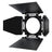 LDR Luci Della Ribalta Aria 4-Leaf Barn Door Black - Main View
