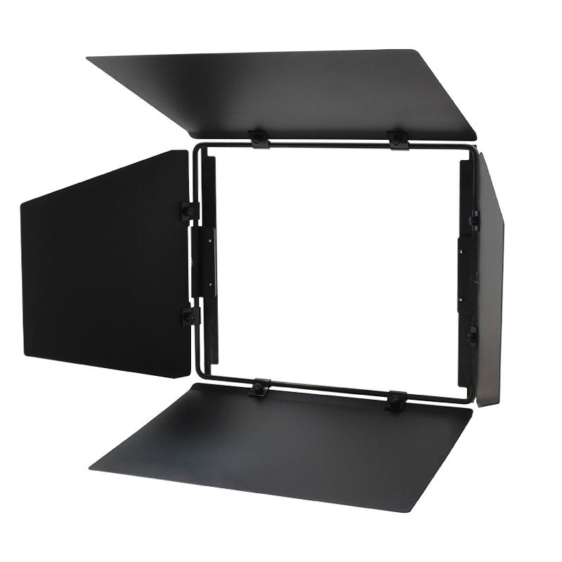 LDR Luci Della Ribalta Rima 4-Leaf Barn Door Silver - Alternate View 1