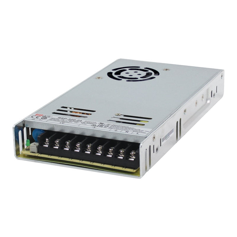 LEDJ Visio Meanwell RSP-320-24 320W 24V DC Power Supply - Back Panel and Connections