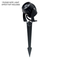 LEDJ Aluminium Garden Light Ground Spike - Back Panel and Connections