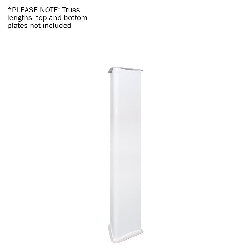 LEDJ White 1.5m Tri Truss Sleeve/Sock - Back Panel and Connections