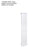 LEDJ White 1.5m Tri Truss Sleeve/Sock - Back Panel and Connections