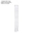 LEDJ White 2.0m Tri Truss Sleeve/Sock - Back Panel and Connections