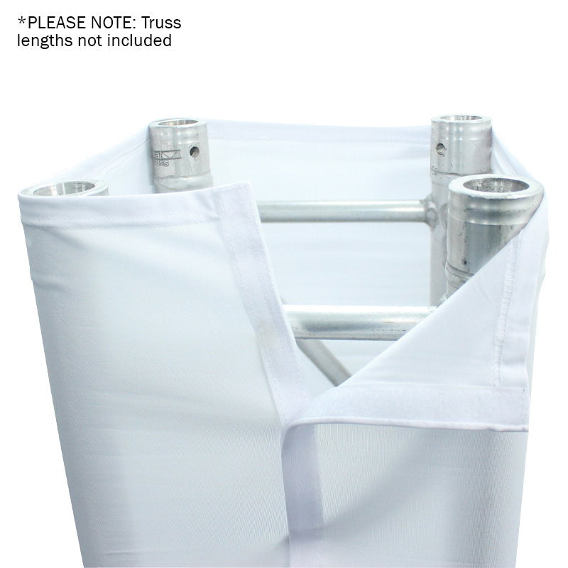 LEDJ White 1.0m Quad Truss Sleeve/Sock - Main View