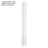 LEDJ White 3.0m Quad Truss Sleeve/Sock - Alternate View 1
