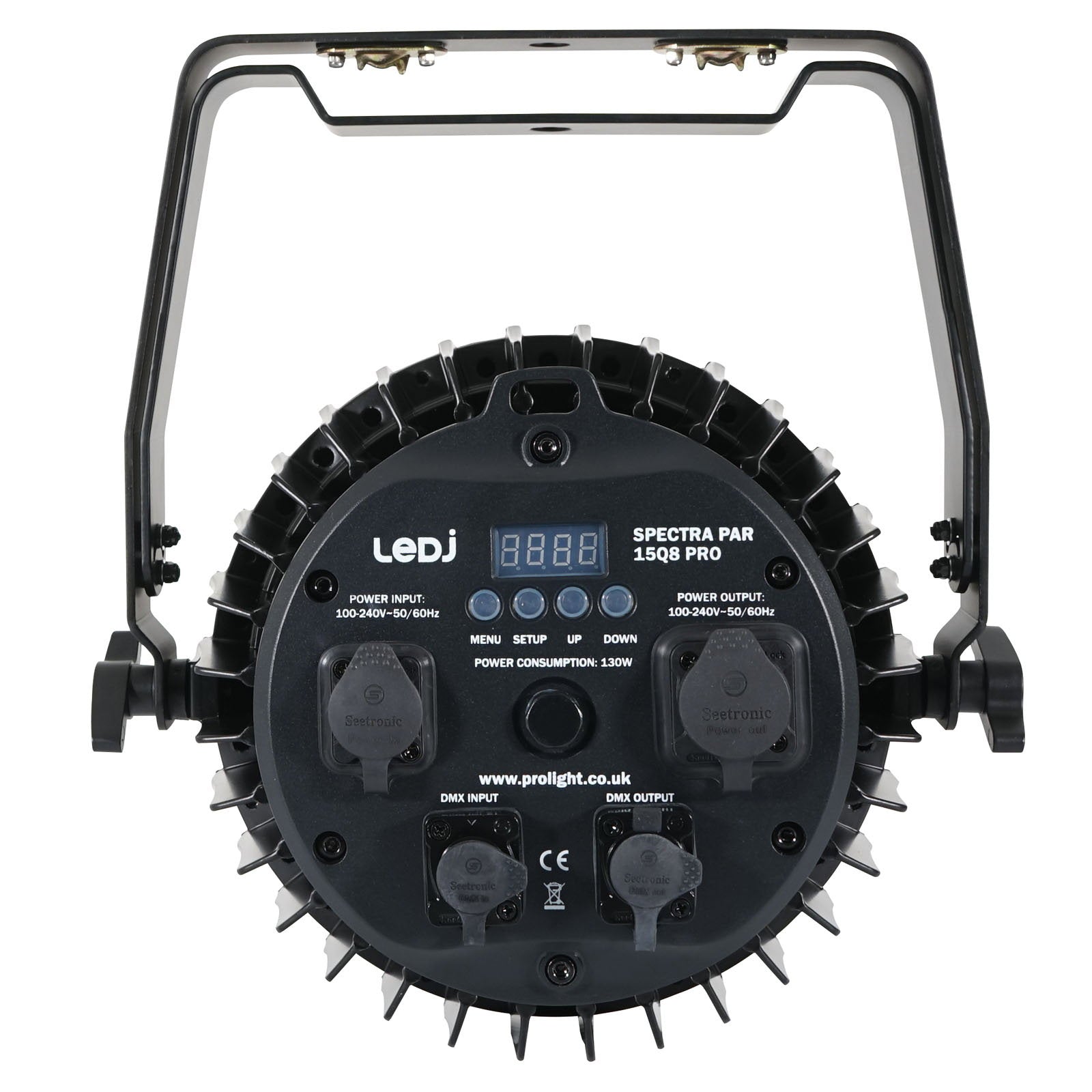 LEDJ Spectra Par 15Q8 PRO Exterior Fixture - Alternate View 6