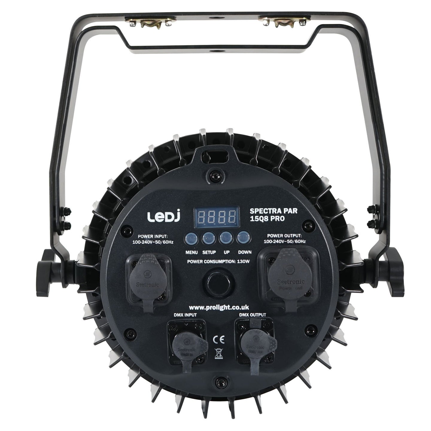 LEDJ Spectra Par 15Q8 PRO Exterior Fixture - Alternate View 6