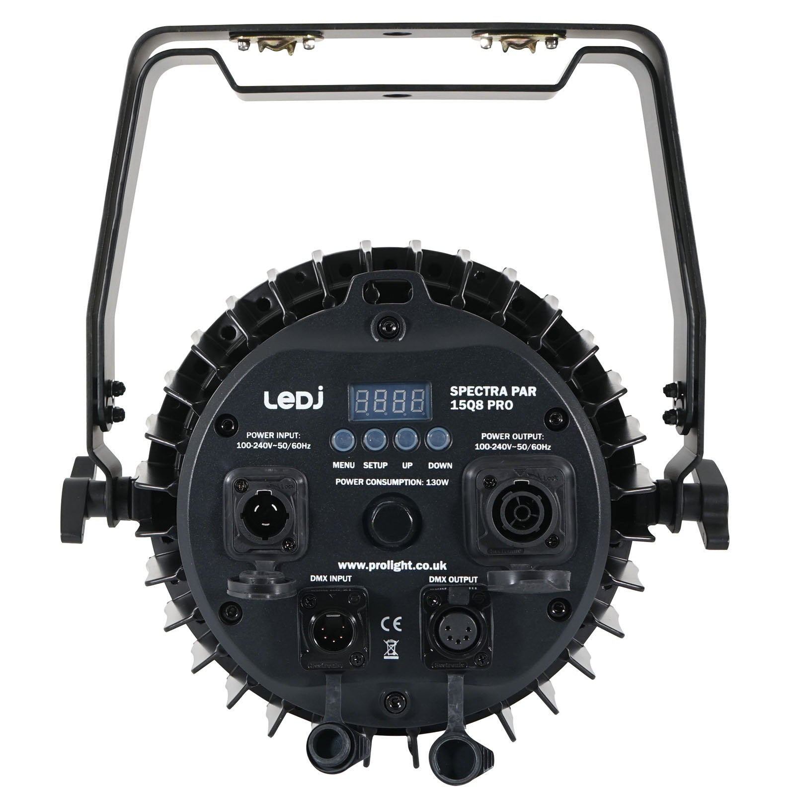LEDJ Spectra Par 15Q8 PRO Exterior Fixture - Alternate View 8